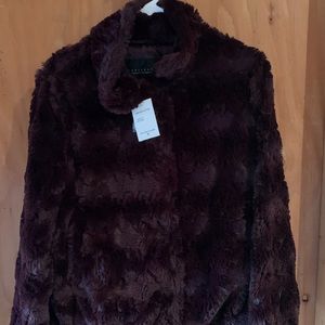 Faux fur jacket